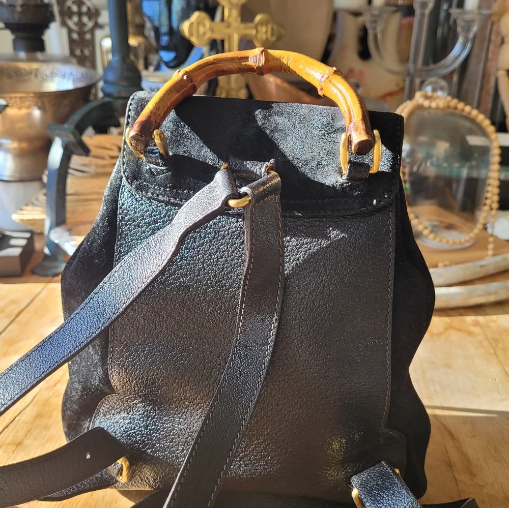 Gucci Suede Backpack